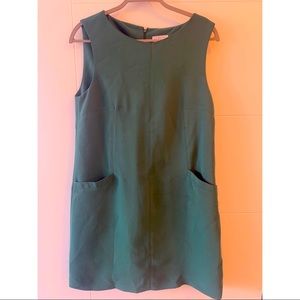 Forest Green Curling Sheath Dress | European size 42